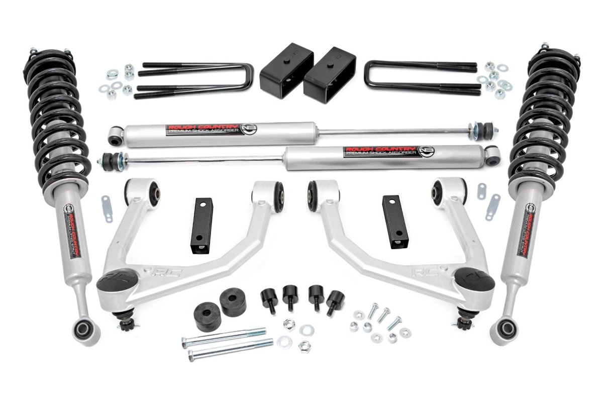 Toyota Tundra Suspension Lift Kit - Rough Country - 3.5 Inch Lift Kit | N3 Struts - '07-'21